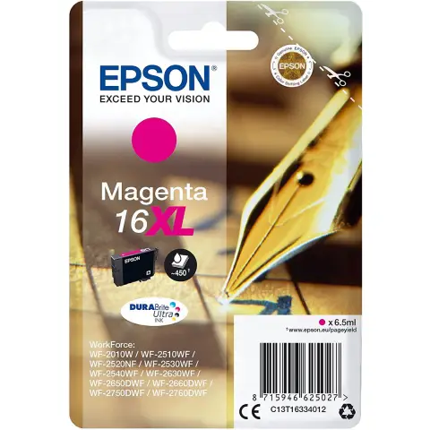 Tusz Epson  T1633 XL  do  WF-2520NF/2530WF/2510WF | 6.5ml | magenta